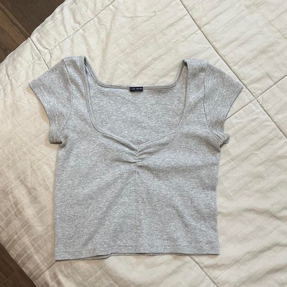 Brandy Melville Grey Top